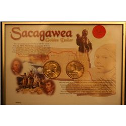 Sacagawea Golden Dollars   4x6 Frame
