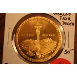 "1962 Seattle's Worl Fair" Token