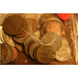 Lot Of 50 World Coins & Tokens