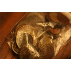 Lot Of 50 World Coins & Tokens