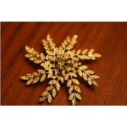 Ladies Snow Flake Brooch