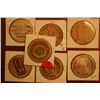 Image 1 : Lot Of 7 Wooden Nickels
