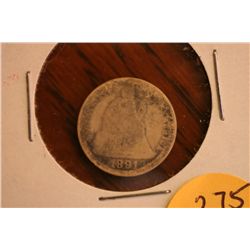 1891 Seated Dime (Low Grade)