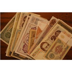 Lot Of 20 Misc. Foreign Currency