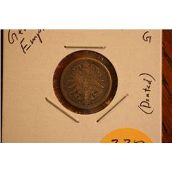 1876-G Silver 20 Pfenning Germany