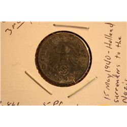 1940-F German Third Reich Coin