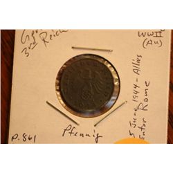 1944-B German Third Reich Coin