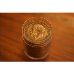 Lot Of 22 English Pennies