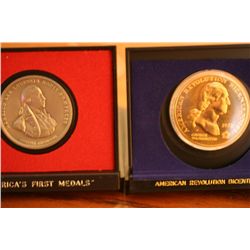 Lot Of 2 "America's First Medals & Americas Revolution Bicentennial