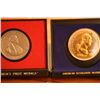 Image 1 : Lot Of 2 "America's First Medals & Americas Revolution Bicentennial