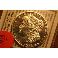 "Million Dollar Morgan" (Tribute Copy)1893-S