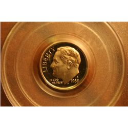 1988-S Roosevelt Dime (PCGS-PR69)Dcam