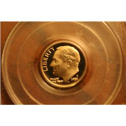 1981-S Roosevelt Dime (PCGS-PR69)Dcam