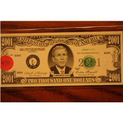 2001  Bill Bush/Cheney