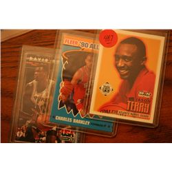 Lot Of 3 Basketball Cards (J. Terry,C.Barkley,D.Robinson)
