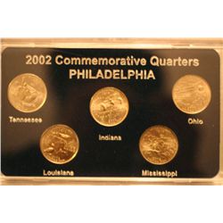2002 Philadelphia Mint Comm. Quarters