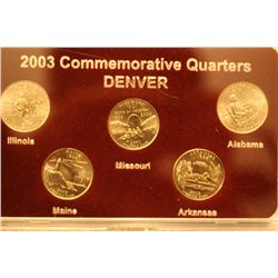 2003 Denver Mint Commemorative Quarters