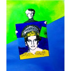 Original CANVAS SALE Andy Warhol Princess Diana POP ART