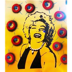 Colorful Marilyn Monroe POP Art Canvas Original ART