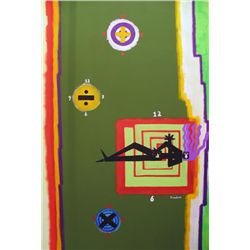 Absolut ARTIST Modern Colorful ORIGINAL RAINBOW ART