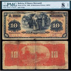 El Banco Mercantil, 1906 Issue.