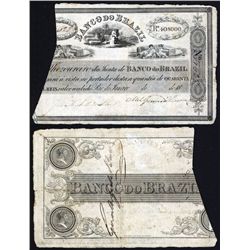 Banco do Brazil, Decree of 23.9.1829, Issued Banknote.