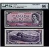 Image 1 : Bank of Canada 1954 “Devil's Face Hairdo” Issue Specimen.