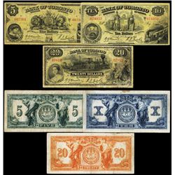 Bank of Toronto, 1935-37 Issue, Lot of 3 Notes.