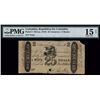 Image 1 : Republica De Colombia, ND (ca.1819) Issue Banknote With New York Tie In.