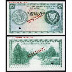 Central Bank of Cyprus, 1964-66 Issue.