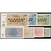 Image 1 : Theresienstadt Concentration Camp Scrip Set of 7 Notes.
