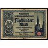 Image 1 : Senate of the Municipality - Free City 1919 Post WWI Inflation 1922 Issue.