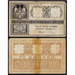 National Bank in Copenhagen, 1904-11 Issue.