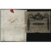 Image 1 : Royal Bank of Scotland 1826 Dated Counterfeit 1 Guinea Note with Accompanying Letter.
