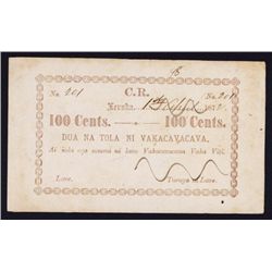 C.R. - Vakacavacava, 1872-73 Fractional Tax Note Issue.