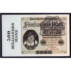 Weimar Republic, Reichsbanknote, Republic Treasury Notes, 1923 Eight Issue.