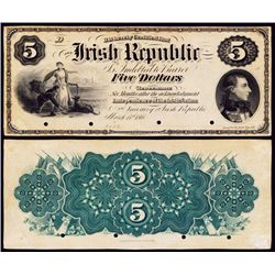 Irish Republic, 1866-67 National Promissory Bonds Issue Specimen.