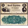 Image 1 : Irish Republic, 1866-67 National Promissory Bonds Issue Specimen.