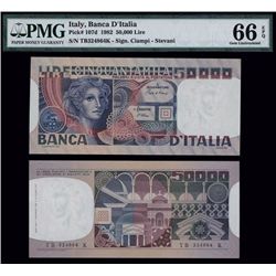 Banca D'Italia, 1982 Issue Banknote.