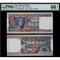 Banca D'Italia, 1982 Issue.