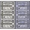 Image 1 : Banco Di Napoli, 1867-70 Fedi Di Credito - Regular Cash Receipts Issue Sheet of 3.