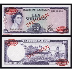 Bank of Jamaica, Specimen No.1, 1961 Issue.