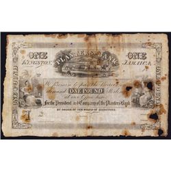 Planters' Bank, 1844 Issue Banknote.