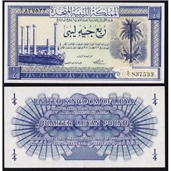 United Kingdom & Kingdom of Libya, 1951-52 Banknote Quartet.