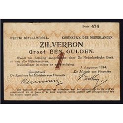 Zilverbonnen - Silver Notes, 1914 Issue.
