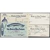 Image 1 : Bank of New Zealand Check Quartet.