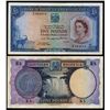 Image 1 : Bank of Rhodesia and Nyasaland, Spectacular 1960 Issue 5 Pounds Banknote.