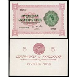 Government of the Seychelles, 1954 Issue.