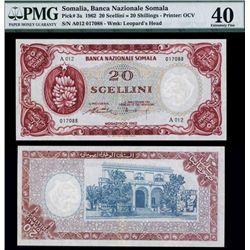 Banca Nazionale Somalia, 1962 Issue.