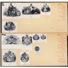Image 1 : Banco De Espana Proof Vignettes from 1876 Issue by ABNC.